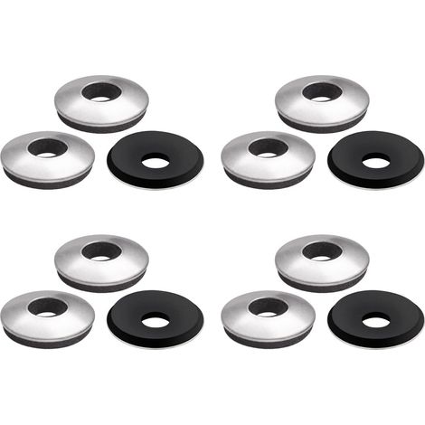 Rondelles d'étanchéité EPDM en Acier Inoxydable M5.5 x 16 mm, 15 Pièces Rondelle Neoprene, Rondelles Metal avec Joint Caoutchouc, Rondelle pour Tole Ondulée pour vis Autotaraudeuses (1/5)