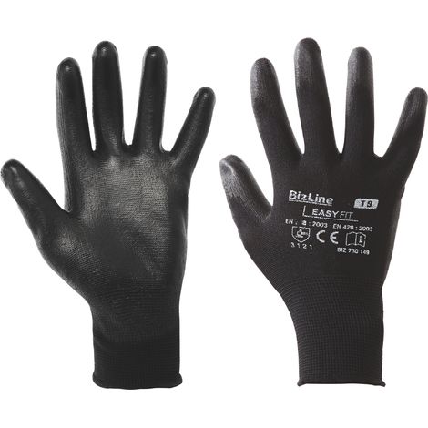gants de manutention - easy fit - taille 9 - lot de 10 - bizline 730149