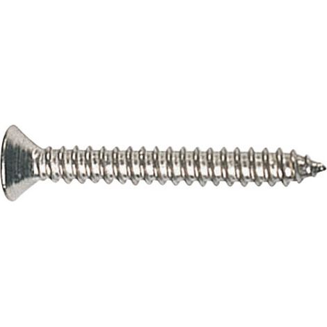 Vis Parker de acero inoxidable con cabeza fresada plana cruciforme, diámetro 3,9 mm / longitud 25 mm