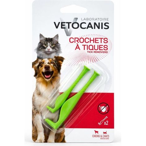 "Ganchos para garrapatas - VETOCANIS - Perro y Gato - Sin productos químicos - Fácil de usar" (1/5)