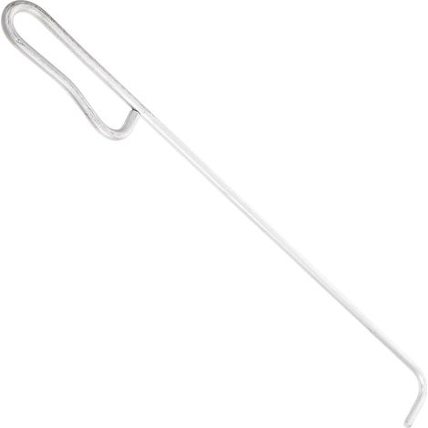 Gancho Metálico de Acero Plateado Tapa Alcantarilla (1/5)