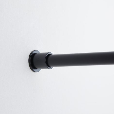 Naissance tringle à rideau Ø2,9 cm MADURA - Noir mat - ALMA