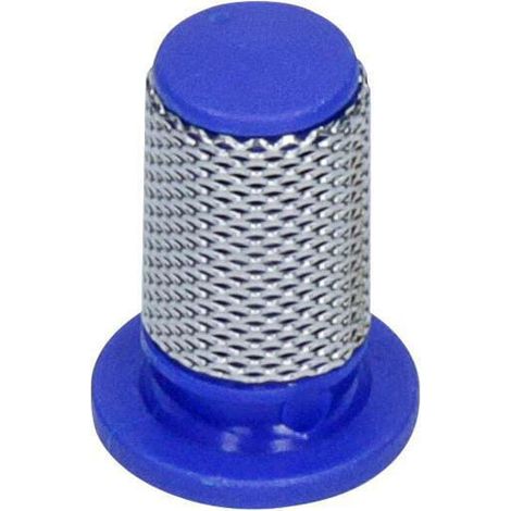 Filtro con v谩lvula de retenci贸n de bola 50 mesh azul TECOMEC 8139032