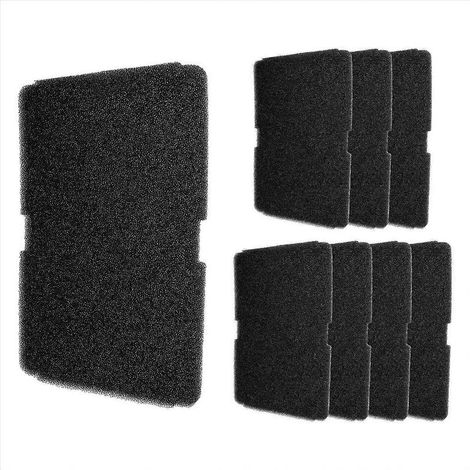 Filtre De Seche-Linge - Eponge 245 X 155 X 10 Mm - Pour Seche-Linge A Pompe A Chaleur Et A Condensation - 8 Unites (1/4)
