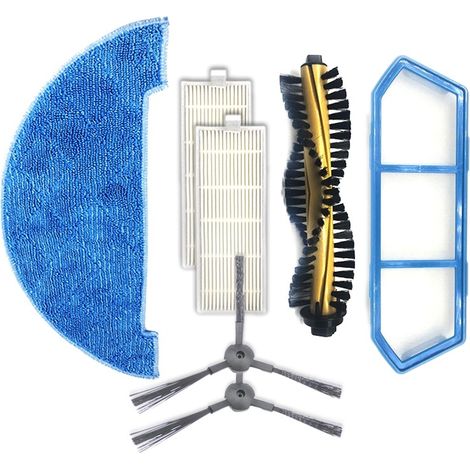 XI298 - Kit di accessori per ILIFE A4 (spazzole laterali, panno, filtri, spazzola principale) (1/4)
