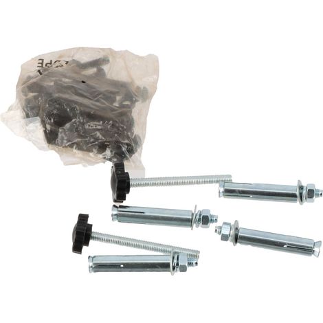 Kit visserie complet - pour Établi d'atelier pliable mural - pièce de rechange pour ref OXEO 760453