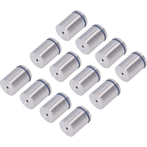 Lot de 12 vis à fixation inox pour enseigne murale 38x50mm magasin chambre (1/5)