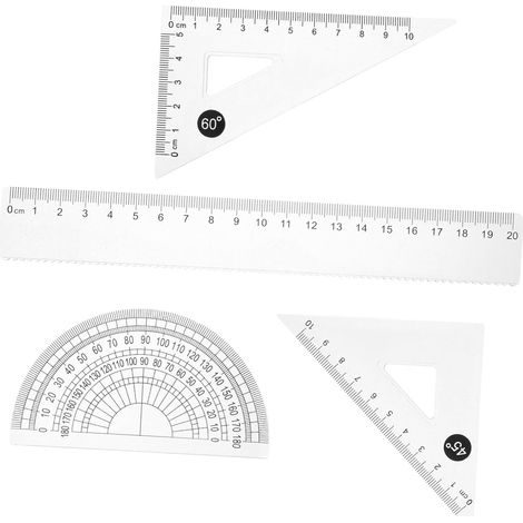 1 jeu de règles dessin portables et durables pour les écoles (1/5)