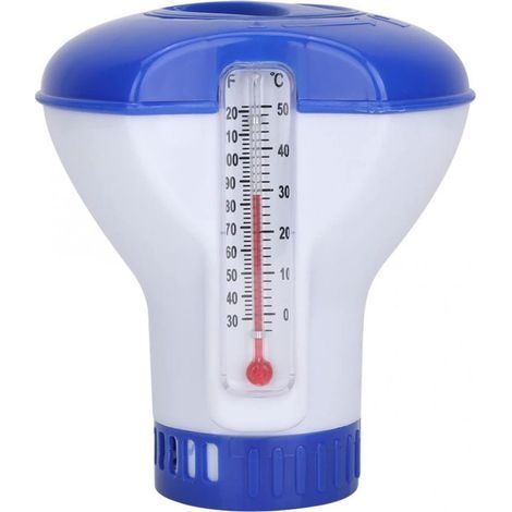 Distributeur de chlore flottant 5" - Distributeur de pastilles de chlore - Flotteur chimique réglable pour piscines intérieures et extérieures (1/5)
