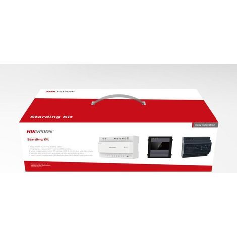 Kit de inicio hikvision 2-wire hd max 6w 2mp ds-kis711 - 305304924