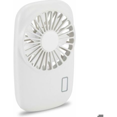 Mini ventilatore portatile ricaricabile tramite USB, velocità del vento regolabile, potente ventilatore tascabile per rinfrescarsi (1/5)