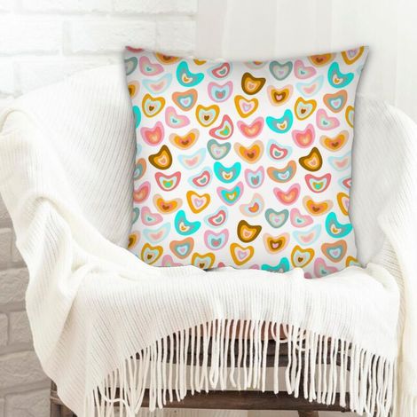 Housse de coussin 45x45 cm en polyester à fermeture éclair invisible pour petit ami (1/5)