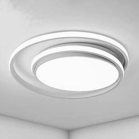 TrAdE Shop Traesio - Plafoniera Led Soffitto Cerchio 60 W Circolare Bianco Moderno Luce Fredda 50163 - (1/5)