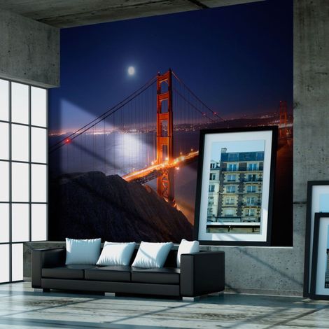 Papier Peint "Golden Gate Bridge de Nuit" 154 x 200 cm (1/2)