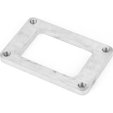 GARRYFIZH Bride d'adaptation en acier inoxydable 1/2 pouce pour turbo T6 - Entrée non divisée (soudure TIG recommandée)