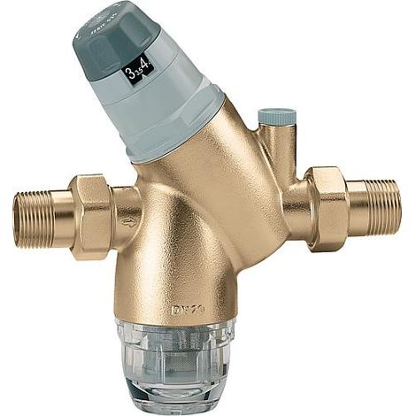 Réducteur de pression avec raccord manomètre Caleffi 535140-535150-535160 1/2" (1/4)