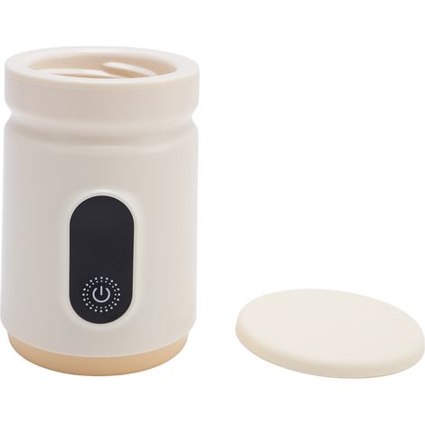 Chauffe-lait portable avec affichage numérique, 4 températures, rechargeable et sans fil, idéal pour les voyages et les activités de plein air (200 ml). (1/5)