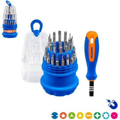 Set di cacciaviti di precisione da 32 pezzi con impugnatura WADFOW, WADFOW.