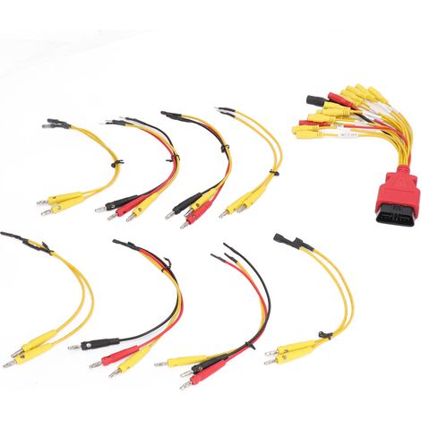 Adaptateur de câble diagnostic OBD2 mâle 16 broches avec 20 rallonges universelles pour voiture