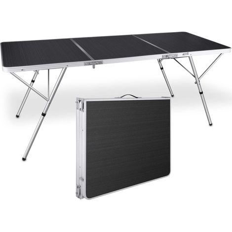 Table de camping table de jardin pliante 180x70x70cm Table de buffet/camping (1/5)
