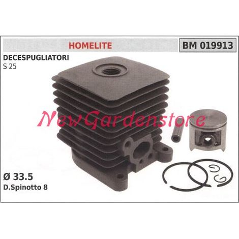 Cilindro pistone segmenti HOMELITE motore decespugliatore S 25 019913