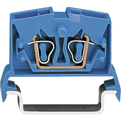 WAGO 264-714 Durchgangsklemme 6 mm Zugfeder Belegung: N Blau 1 St.