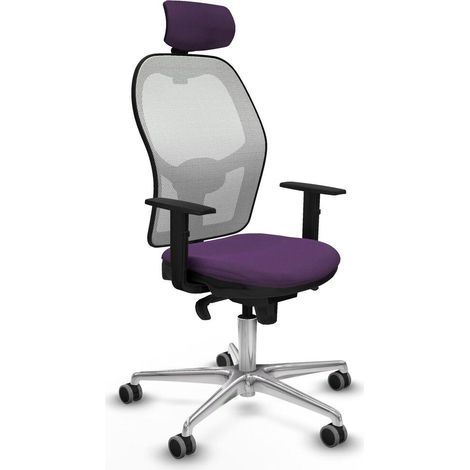 Piqueras y Crespo 1D086G2 Chaise de bureau violette (1/3)