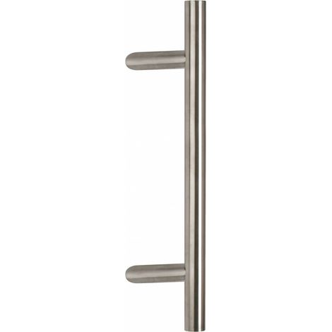 2 x MANIGLIONE ACCIAIO INOX KO 30 500 MM SATINATO