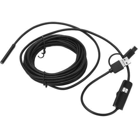 AN100-5.5 5,5 mm flexibles Kabel 3-in-1-Endoskop für Android-Handys, Boroskop für Rohrleitungs- und Fahrzeuginspektion, 2 m (1/5)