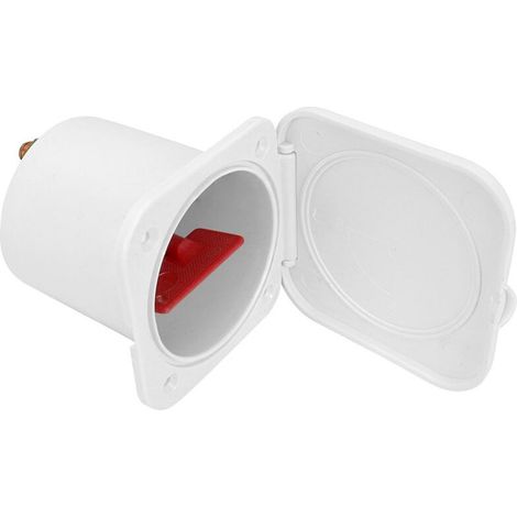 Interrupteur de Déconnexion de Batterie Couvert avec Clé, 12 V-24 V 275 A, Interrupteur à Clé pour Bateau, Camping-Car, Caravane. (1/2)