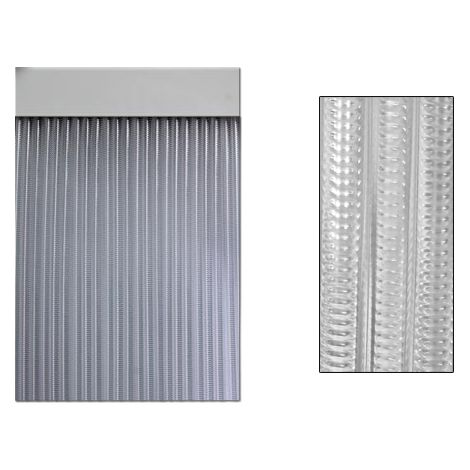 Cortina de puerta cinta Duero 120x210 cristal N° 1