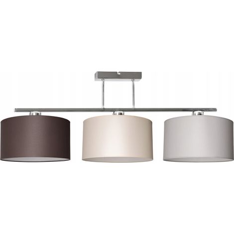MODERNE HÄNGELAMPE, LAMPENSCHIRM AUS CHROMMATERIAL, LED