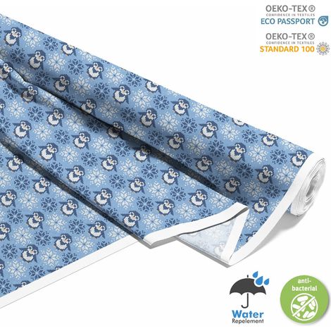 TESSUTI DECORATIVI PER ESTERNI OXFORD - motivo jacquard pinguino (1/5)