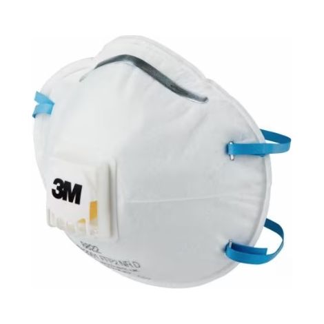 3M 8822 RESPIRATORE PER POLVERI NOCIVE E LUCIDATURA CON VALVOLA PEZZI 10