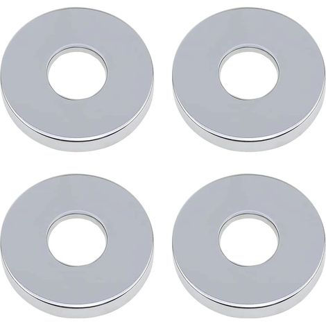 4 Pièces Rosaces de Robinet Chromées Ouvrantes Ø 26mm 3/4" Robinetterie (1/5)