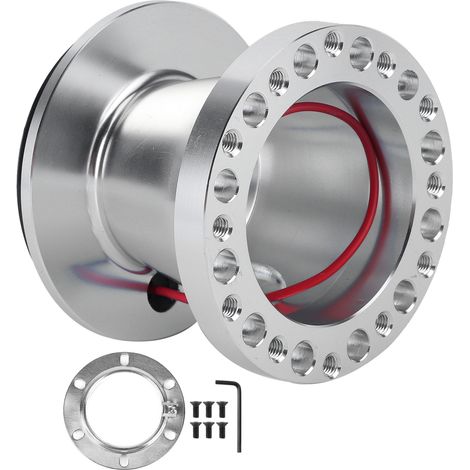 Moyeu adaptateur de volant 6 trous base connecteur avec joint en alliage d'aluminium compatible Sparco (1/5)