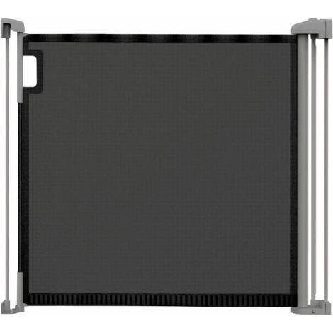 Ingenuity Sicherheitsschranke schwarz ausziehbar 136 cm (1/5)