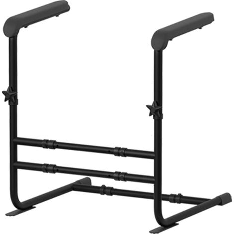 Aide au redressement de chaise de canapé pour personnes âgées, aide au levage de canapé, 6 hauteurs, largeur réglable, poignée de sécurité pour patients, handicapés Noir