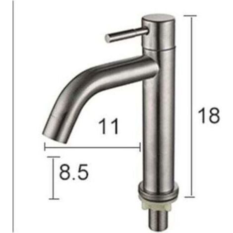 Robinet Lavabo,Salle Bain avec Haut Mitigeur Lavabo pour Lavabo ou Vasque de Salle Bain, Chaude et Froide Réglable de Mitigeur Lavabo,Laiton Chromé (1/2)