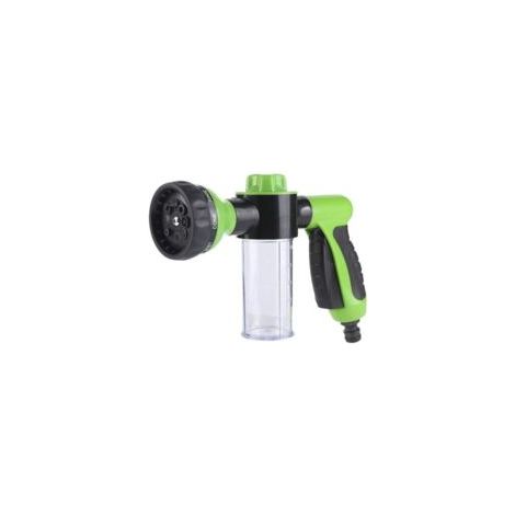Pulvérisateur de jardin, buse de tuyau d'arrosage, 8 modes, réglable, pour le lavage de voiture, le nettoyage et le bain des animaux  - Crezuo