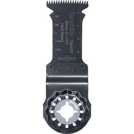Makita B-64870 Starlock Hoja corte inmersión 32 x 50mm 14 TPI BiM TMA053 madera