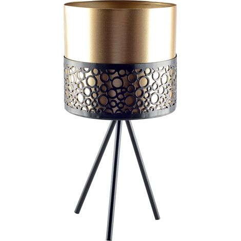 Support de Plante avec Vase en Métal Doré Design Sculptural pour Décoration Intérieure H34 cm - PANGIVO (1/3)