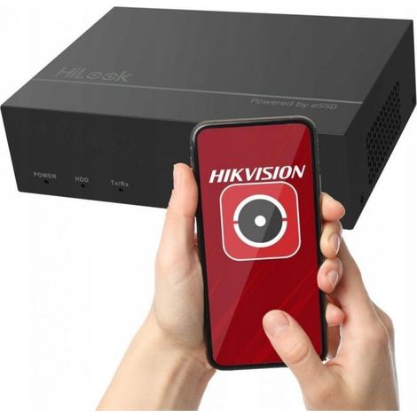 Filiyano-Enregistreur vidéo IP 5 en 1 - Hilook - SSD-DVR-2MP - H.265 - 4 canaux - Noir