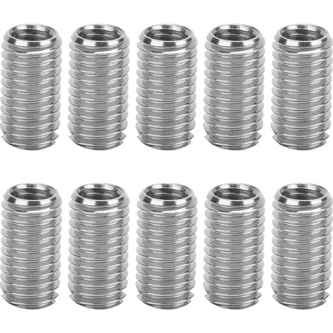 SUNXURY, 10 pezzi Inserti filettati scanalati interni M61.0 esterni M81.25 Glow da 15 mm (1/5)