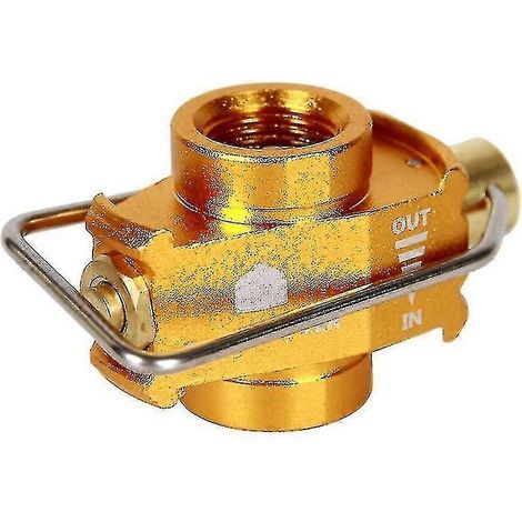 Réservoir plat de remplissage pour convertisseur de gaz Camping Gas Saver Plus, doré (1/5)
