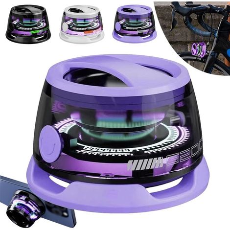 Altoparlante Bluetooth a conduzione ossea magnetica - Portatile con illuminazione d'atmosfera RGB e supporto per telefono, ottimo per la doccia e all'aperto, regalo perfetto per i compleanni, colore:  (1/5)