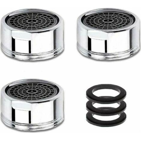 Mousseur de Robinet M20 3 PCS Aérateurs avec Filtre Acier Inoxydable Économiseurs d'Eau Filetage Mâle 20 mm Pour Robinetterie (1/4)