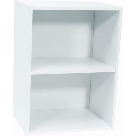 Meuble de Rangement Panneaux de Bois MDF 54 x 40 x 29 cm Blanc (1/5)