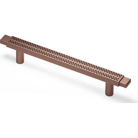 Poignée de meuble houston - Décor : Bronze - Entraxe : 128 mm - Longueur : 180 mm - ITAR