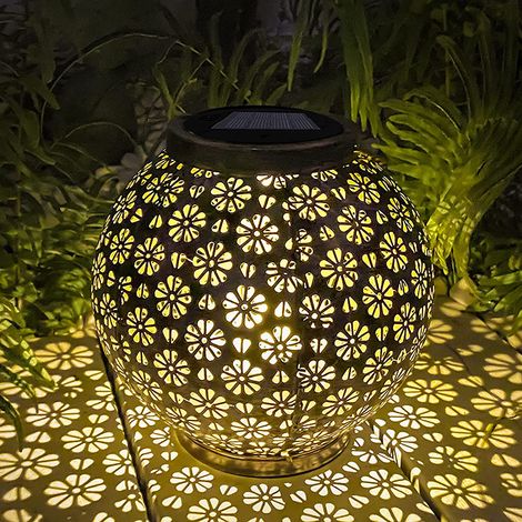 Lanterne solaire, lanterne de jardin solaire étanche IP65-AquaForge (1/3)